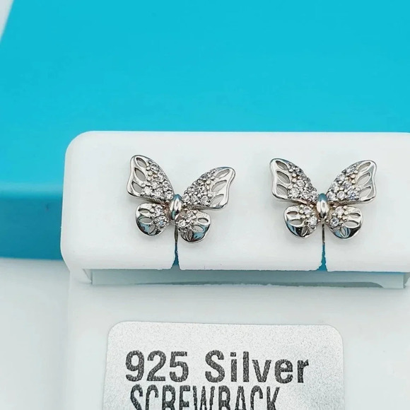 "925 Sterling Silver CZ Beautiful Earrings for Women, 1USPAR4238 - Picture 7 of 11